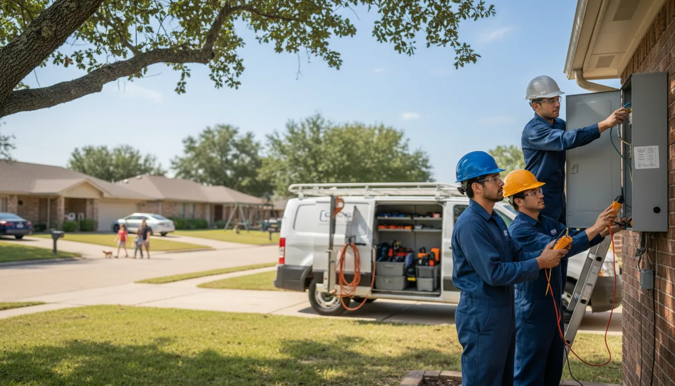 Certified electrician providing emergency electrical services in Ely, IA